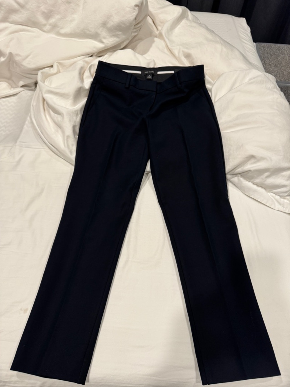 Ann Taylor The Petite Eva Ankle Pant Size 0P Black
